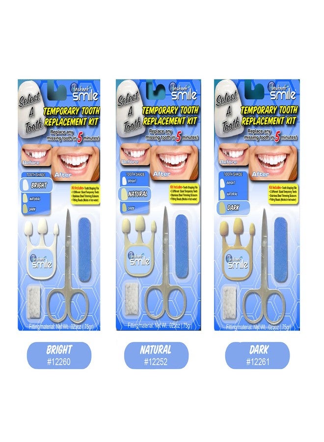 Instant Smile Select A Tooth Temporary Tooth Replacement Kit- Bright - Image 3